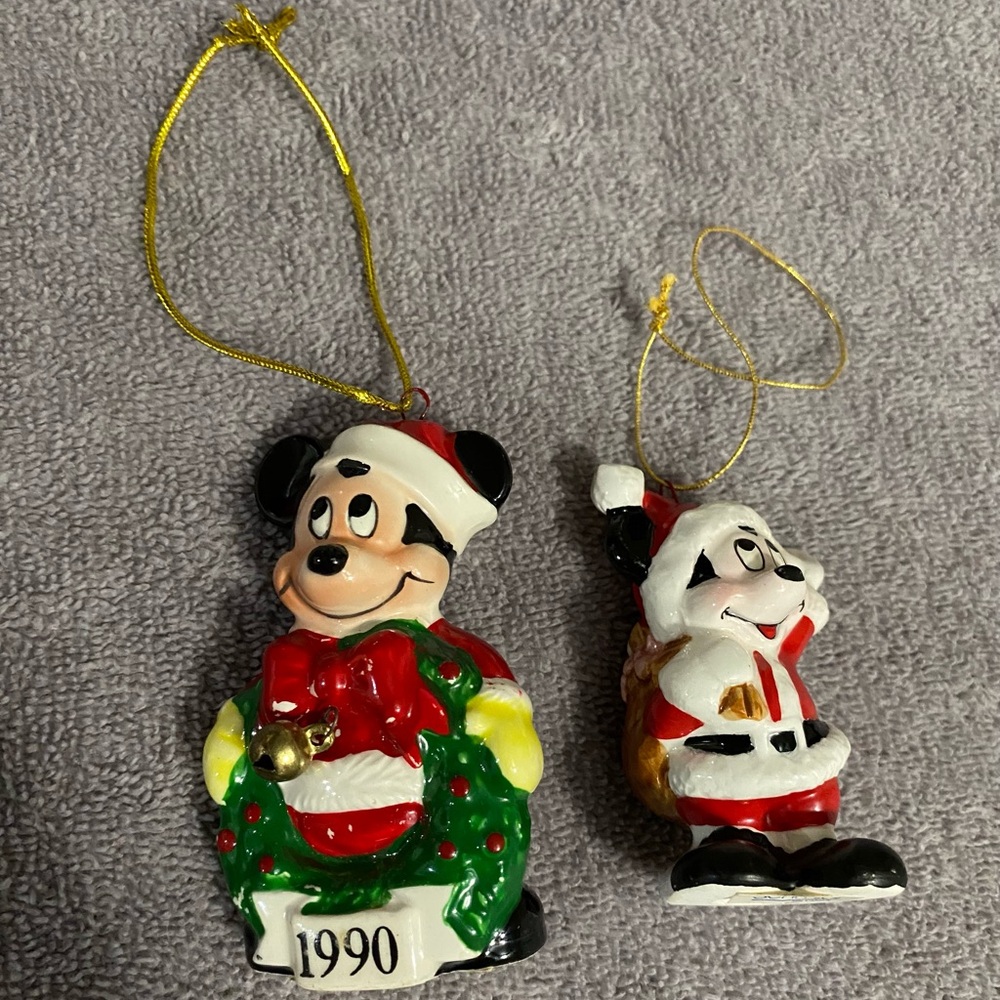 Vintage Disney Christmas Ornaments